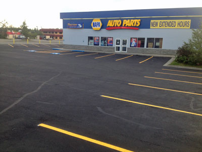 Valley Seal Coat - Striping Business Parking Lots